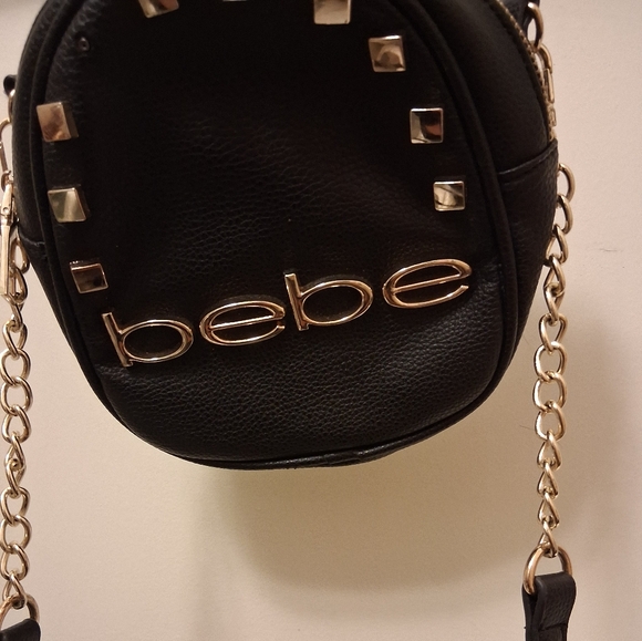 Bebe Mini Bag in Black with Gold Chain - Picture 1 of 1